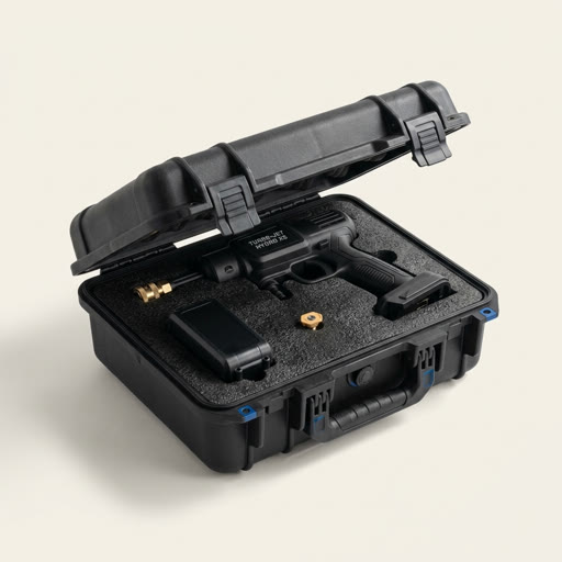 Free rigid storage case included with the HydroWasher X5 Pro